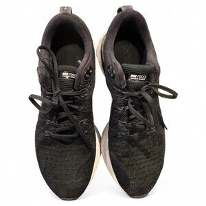 Nike React Infinity Run Flyknit 2 Black/Iron Grey/White CT2423-002 Womens Sz 9.5